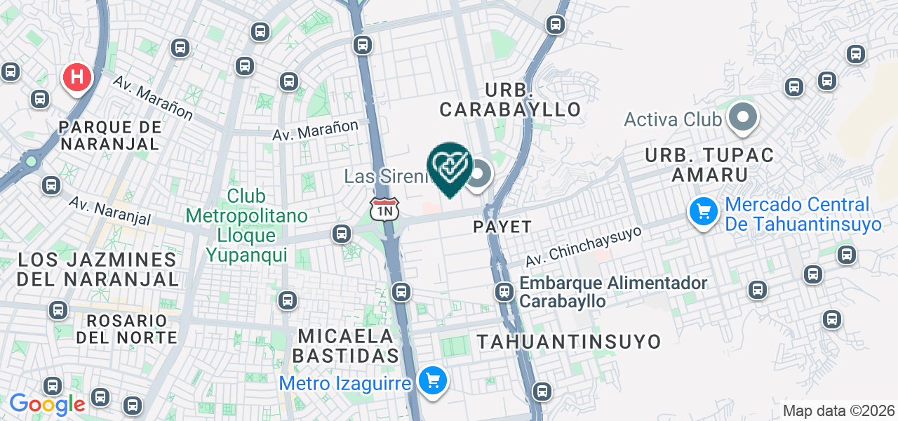 Mapa de Centro Medico las Abejitas Vip