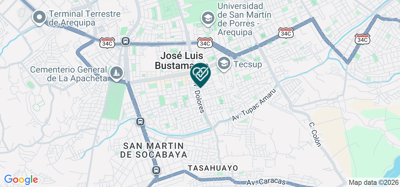 Mapa de El Solar Consultorio Dental
