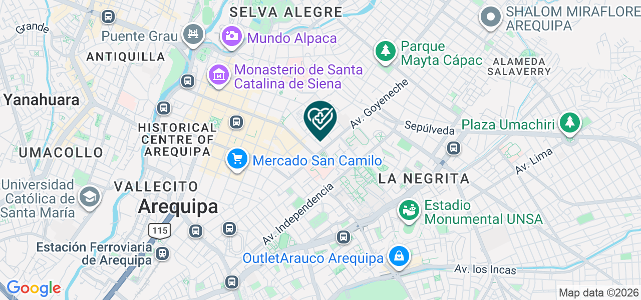 Mapa de Consultorio Medico