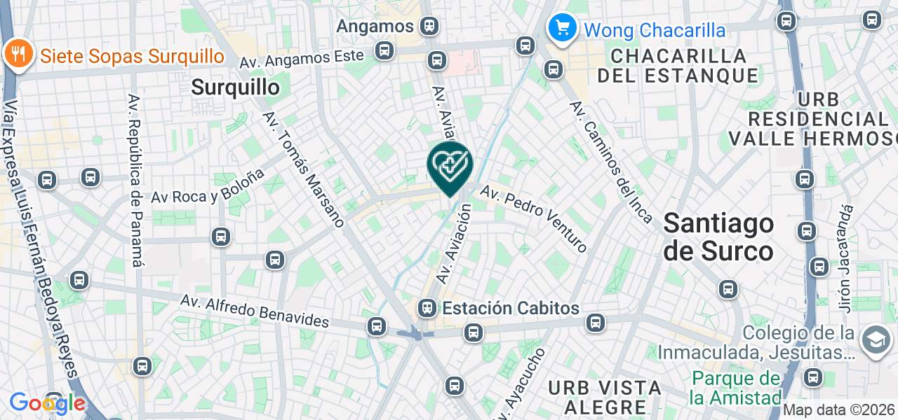 Mapa de Instituto Psicopedagógico Eos Perú