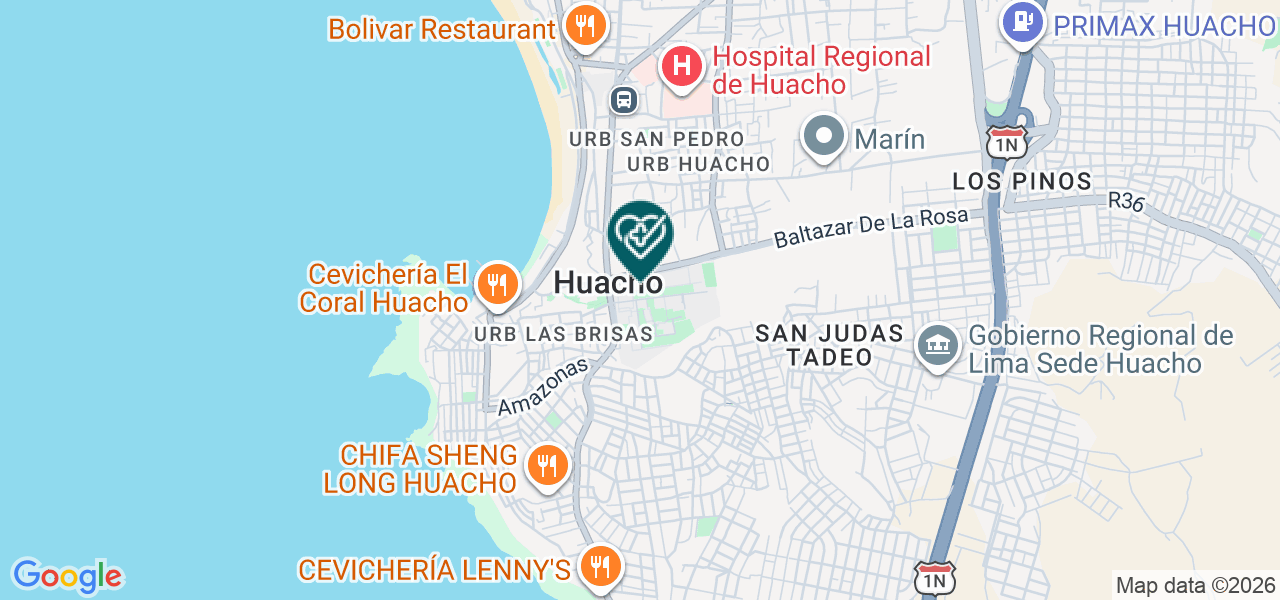 Mapa de Clinica San Pedro