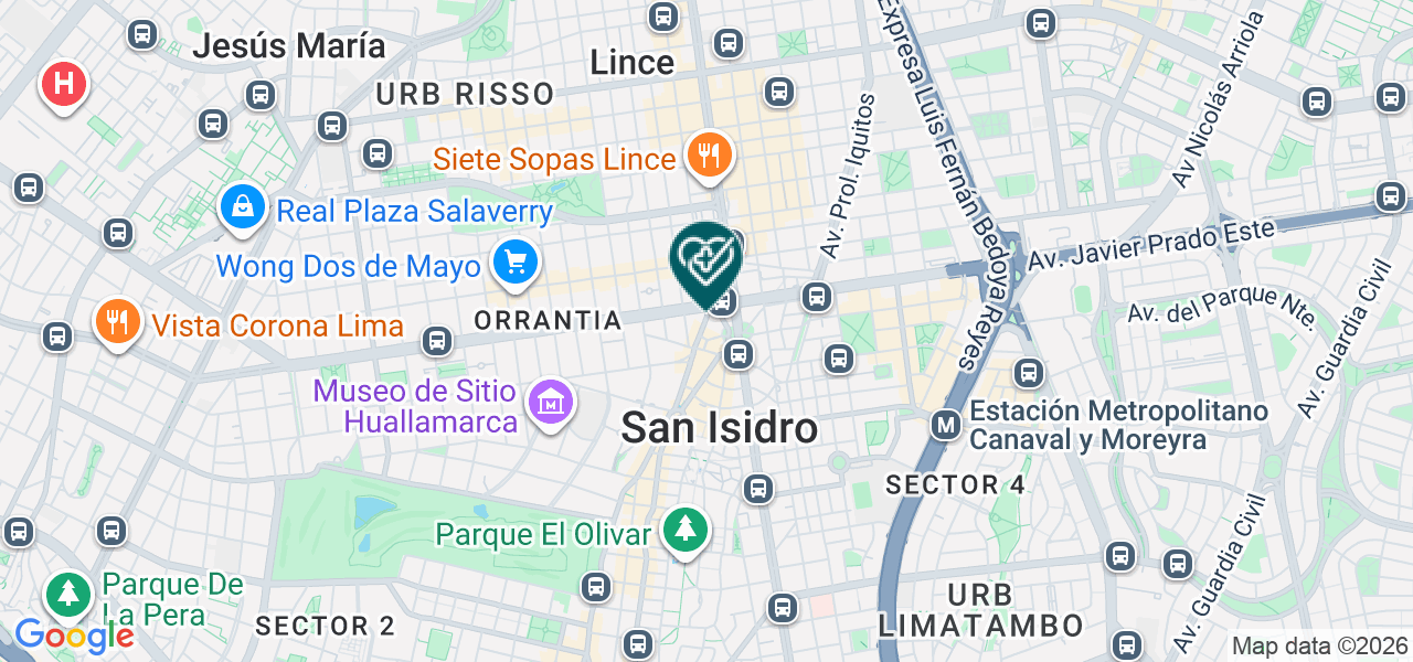 Mapa de Consultorio Medico
