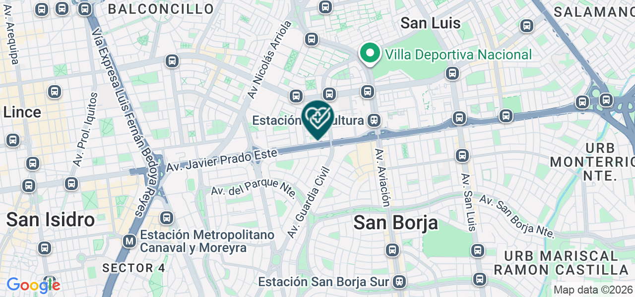 Mapa de Torre Medica San Isidro