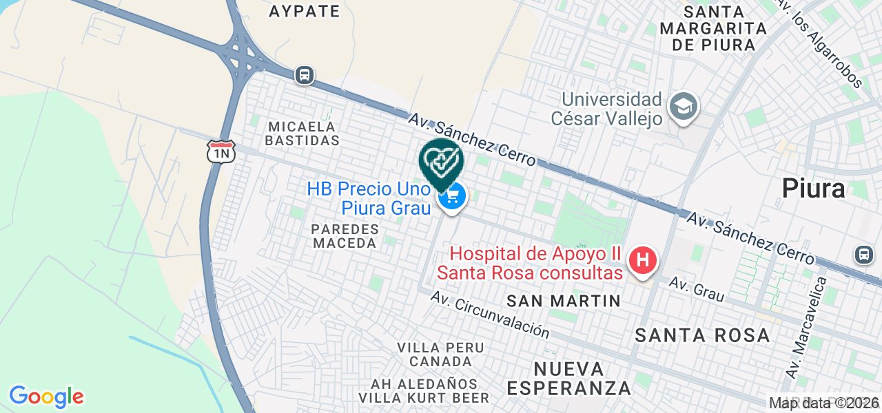 Mapa de Asistencia Salud S.C.R.L. Ambulancia Taj - 821