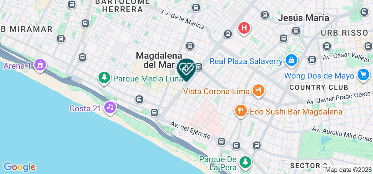 Mapa de Policlinico Onkos