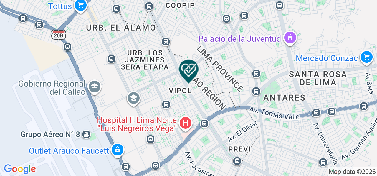 Mapa de Consultorio Medico - Obstetrico
