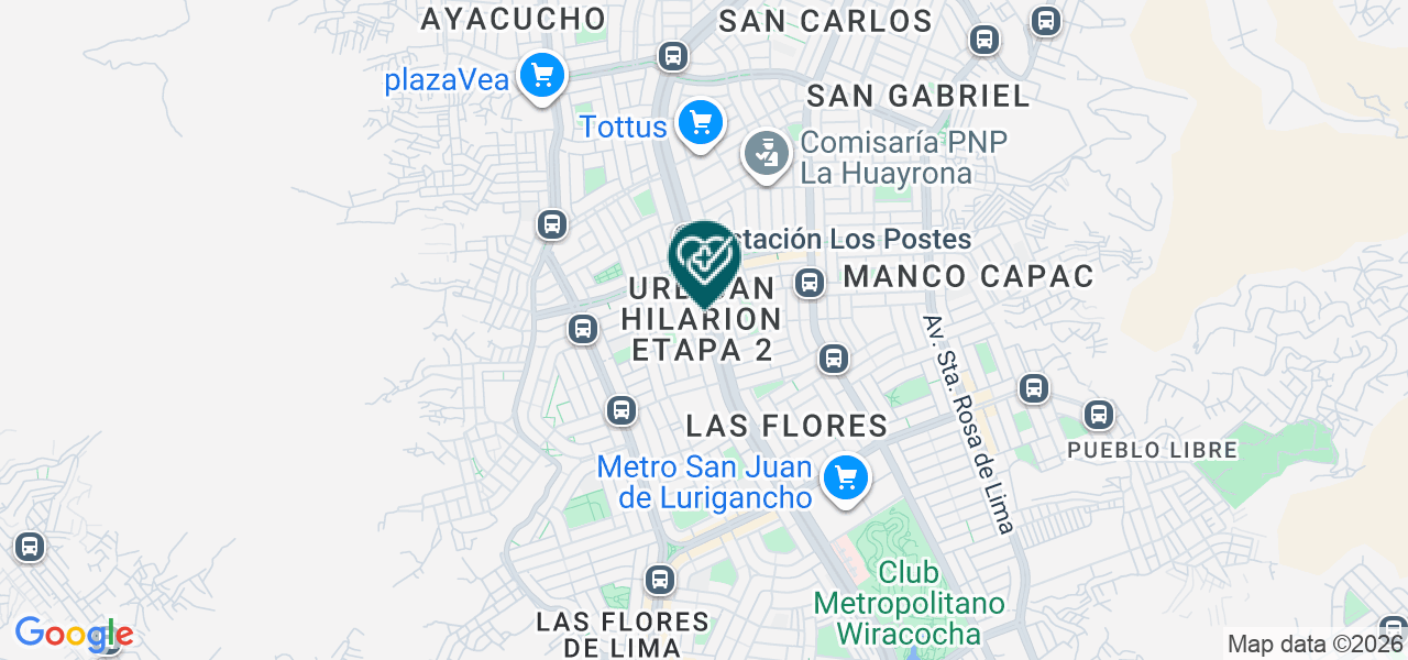 Mapa de Camones Inocente Carmen Rosa
