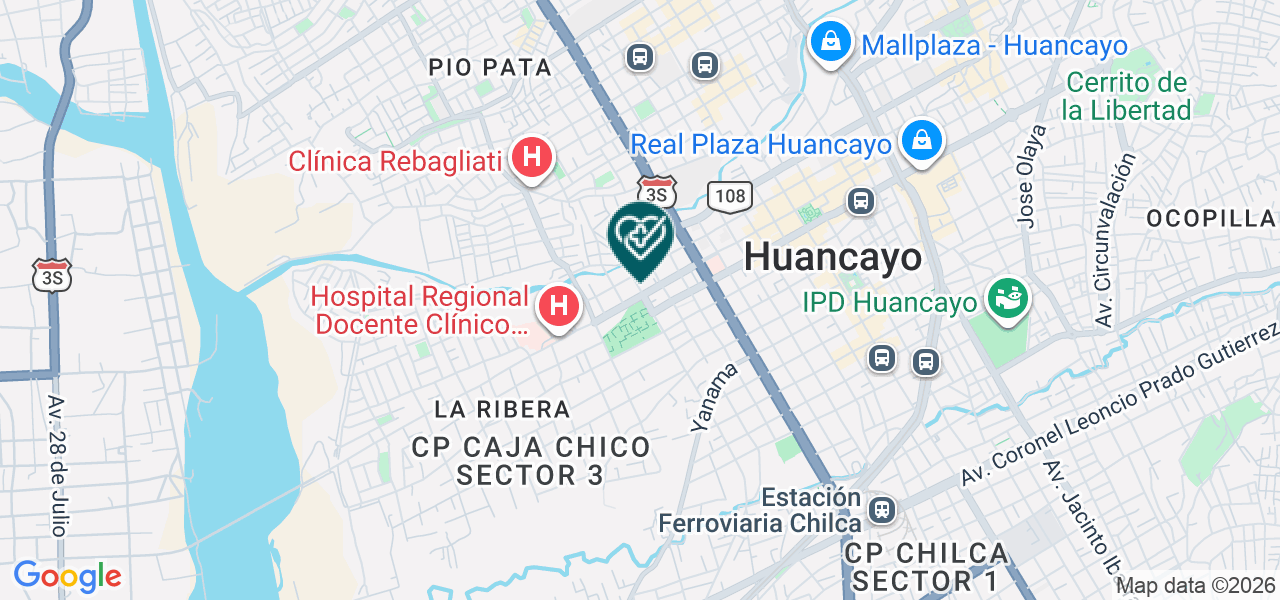 Mapa de Centro Odontologico Odontocaritas
