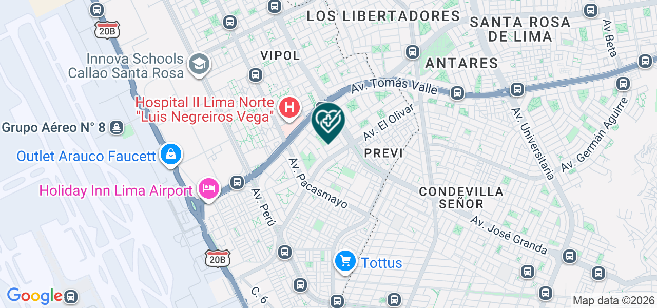 Mapa de Consultorio Dental "stetik Dent