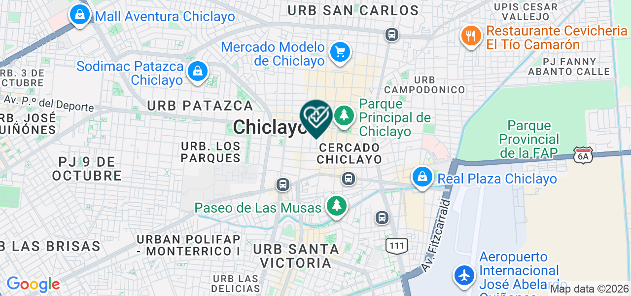 Mapa de Clínica Metropolitana