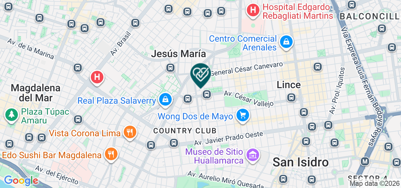 Mapa de Multident