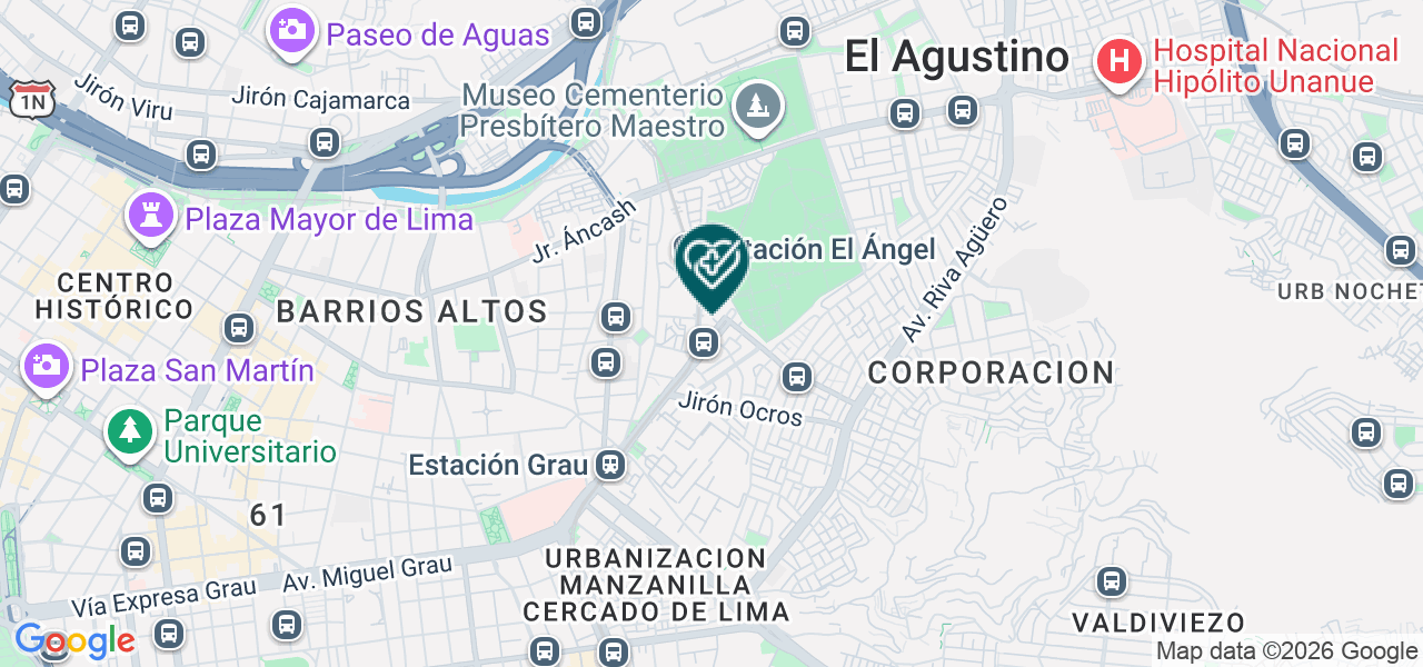 Mapa de Cerg S.A.C