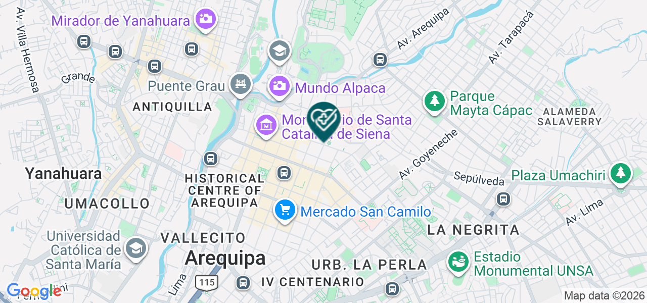 Mapa de Centro Óptico