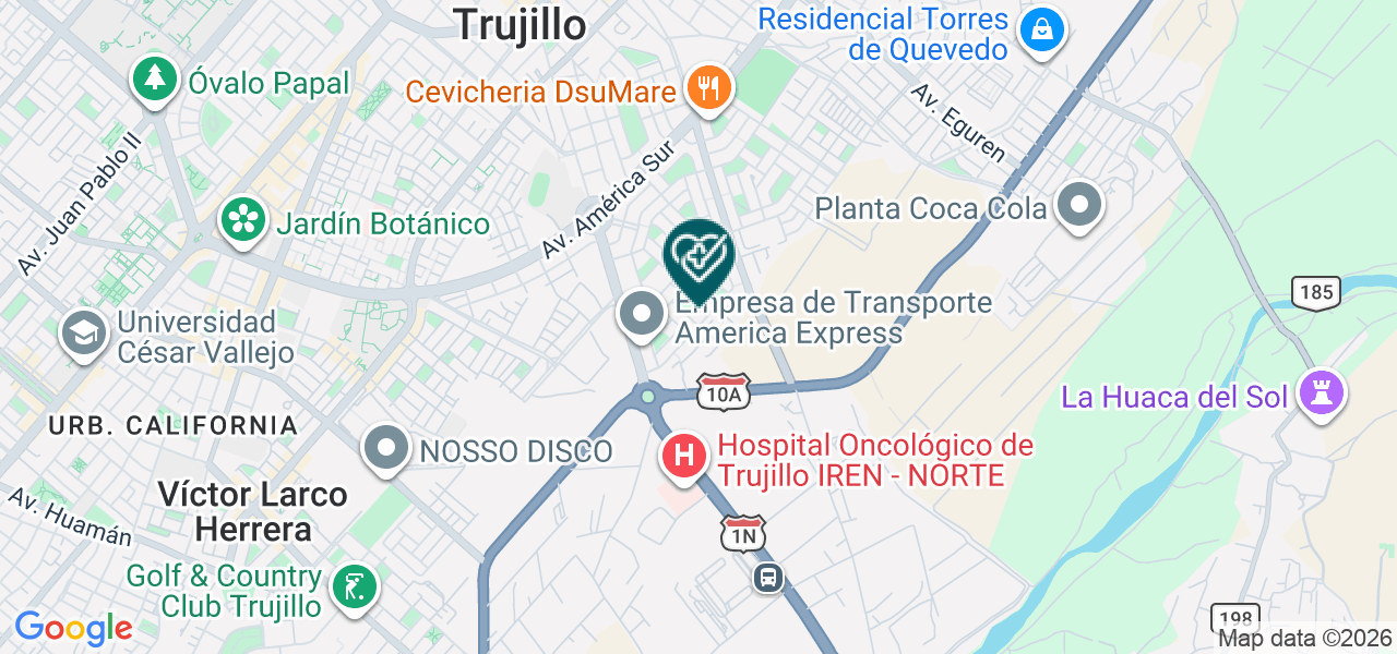 Mapa de Clinica Vision SAC