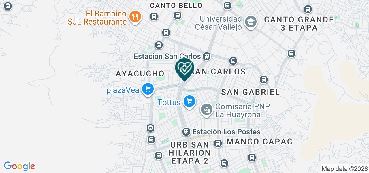 Mapa de Torrillo Nuñez Liliana