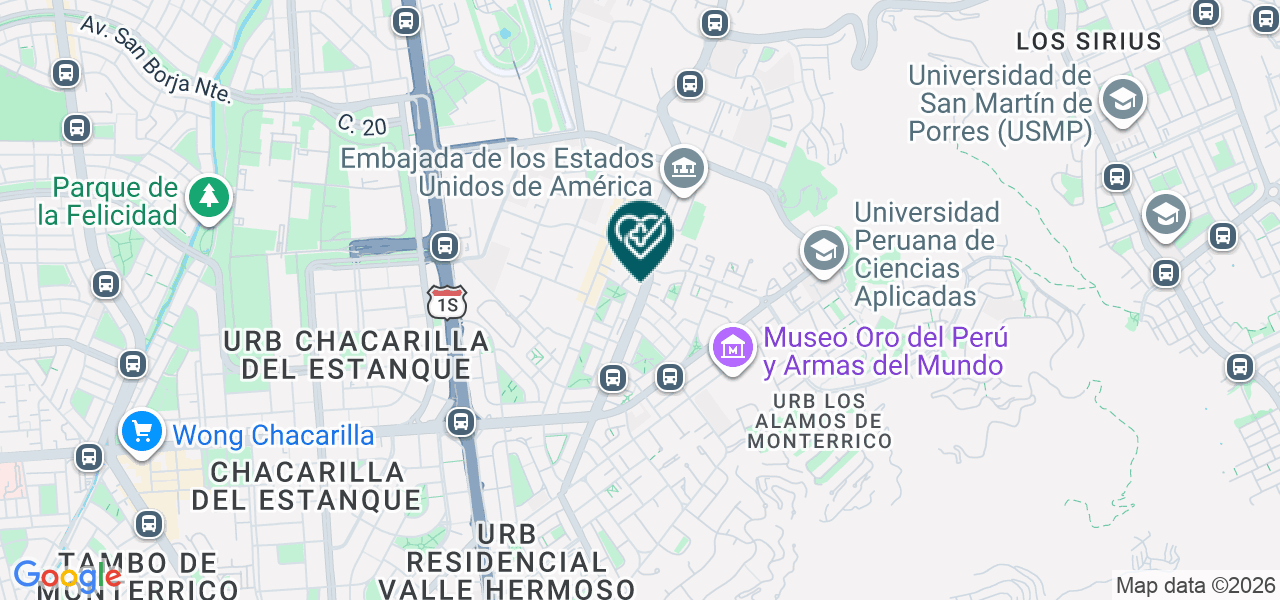 Mapa de Medicentro el Polo