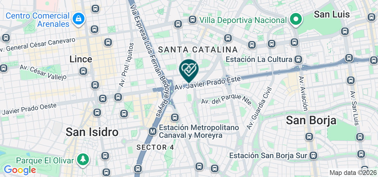 Mapa de Consultorio Médico y Oftalmológico