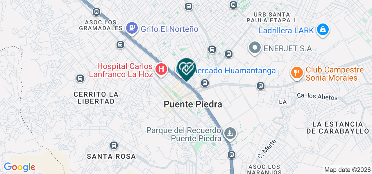 Mapa de Consultorio Odontologico Kusi Dent