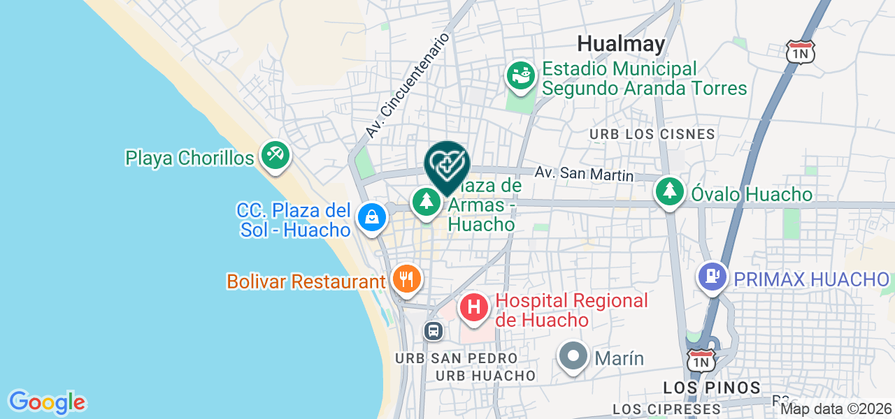 Mapa de Inovadent