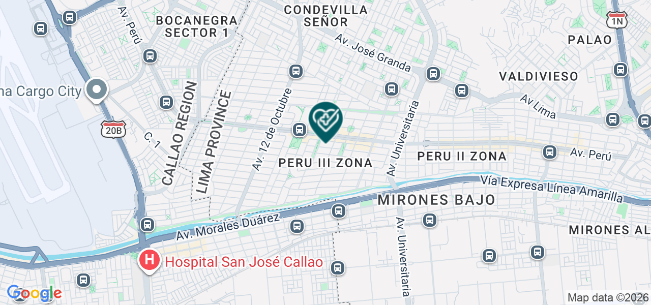 Mapa de Consultorio Dental de la Cruz