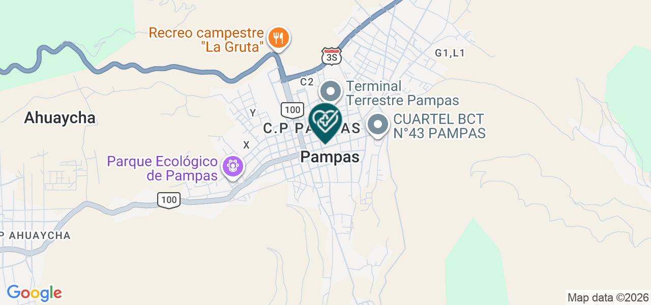 Mapa de Consultorio Medico Dr. Julio Yanyachi
