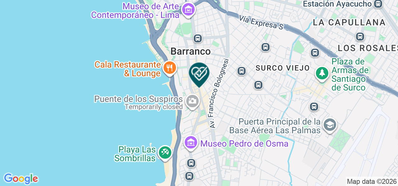 Mapa de Consultorio Dental Prevention