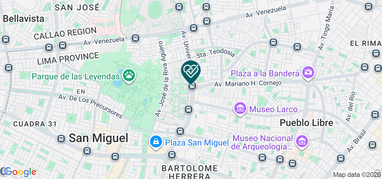 Mapa de Servicio de Salud