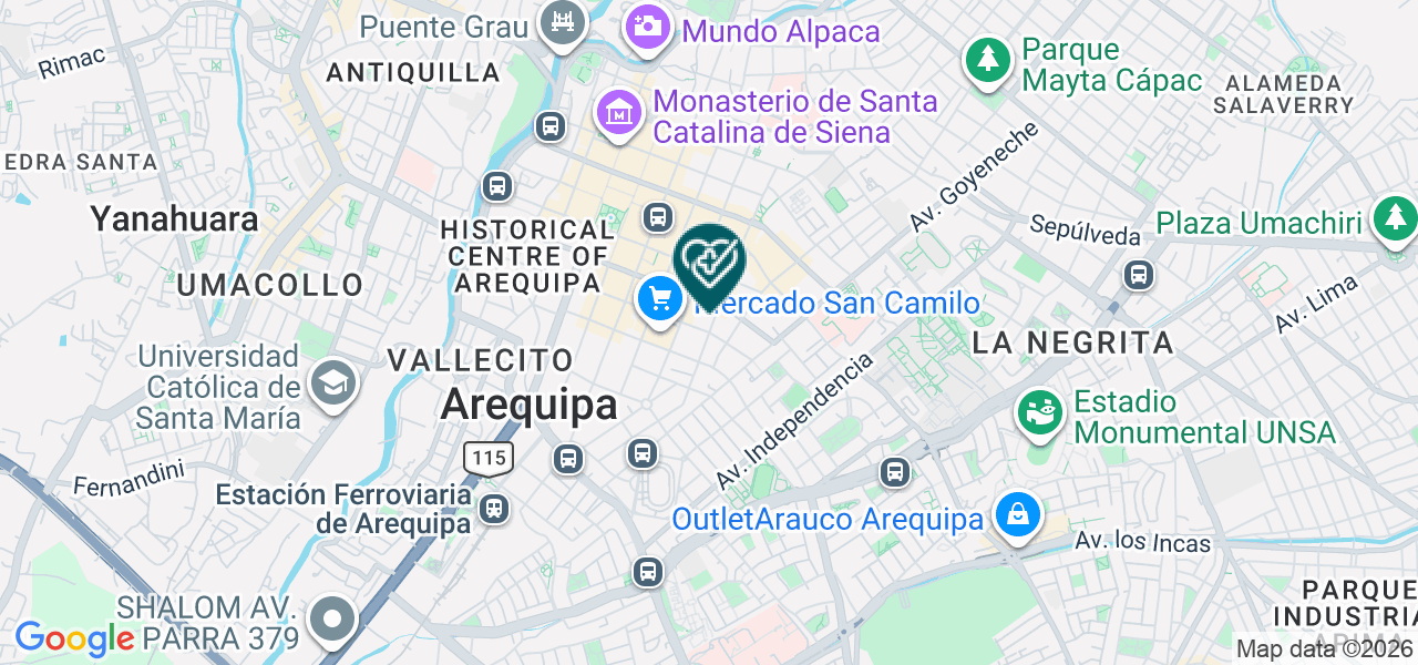 Mapa de Consultorio