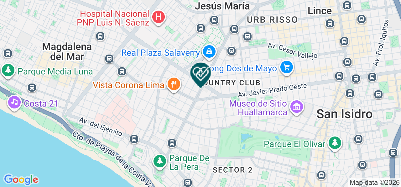 Mapa de Novoclinic