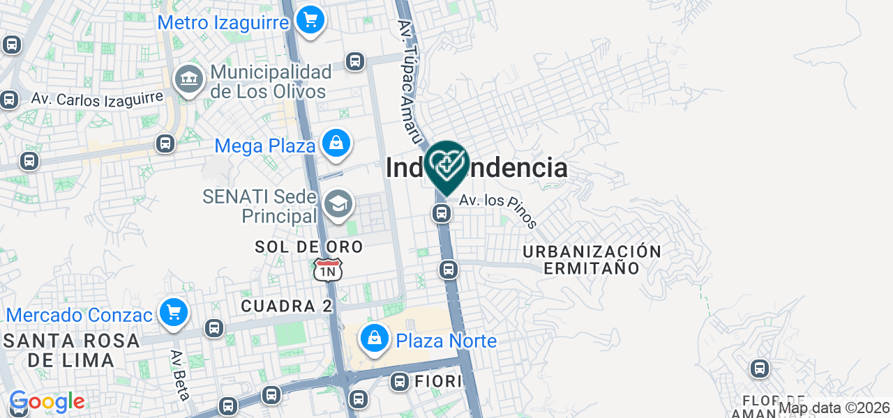 Mapa de Consultorio Medico Santa Maria de Nuria