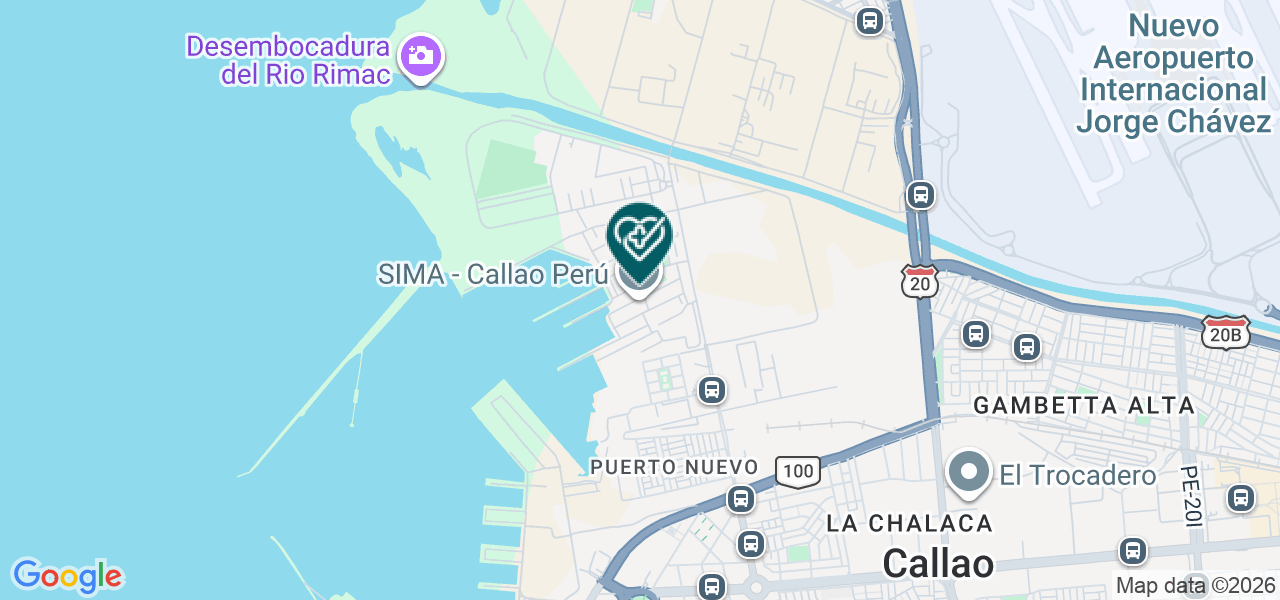 Mapa de Sanidad de Servicios Industriales de la Marina