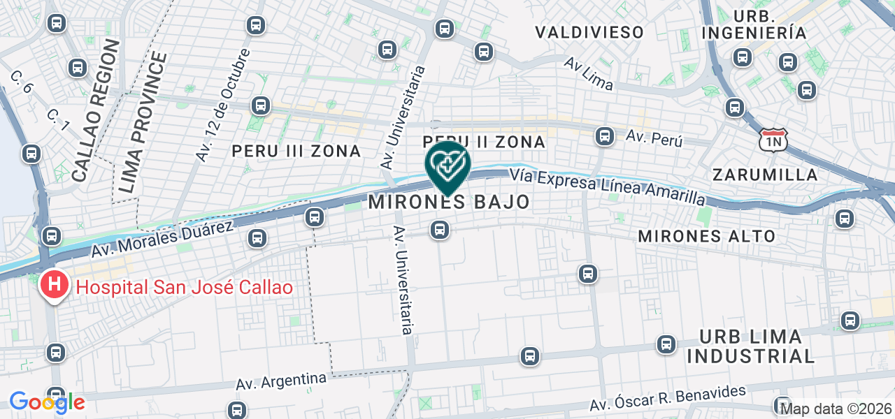 Mapa de Consorcio Medico "galenus