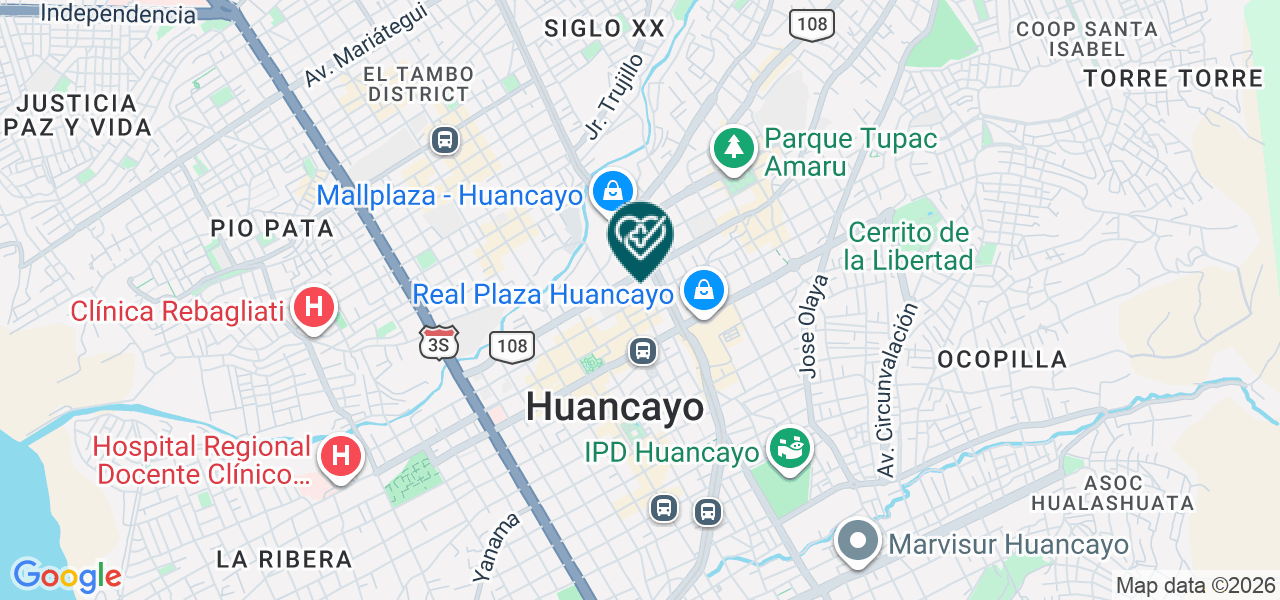 Mapa de Centro Odontologico Lian Dent