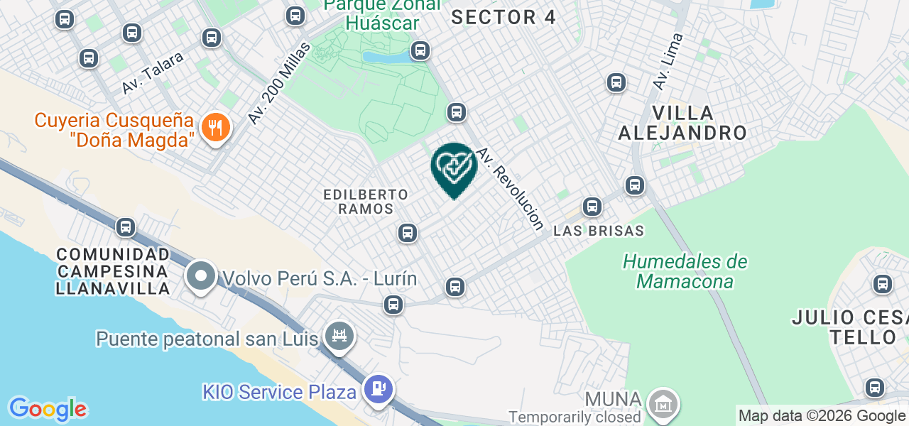 Mapa de Consultorio Dental Vargas Lomas
