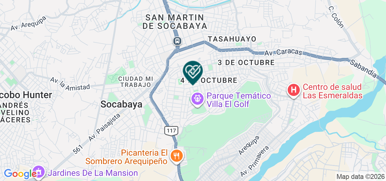 Mapa de Consultorio Medico de Otorrinolaringologia