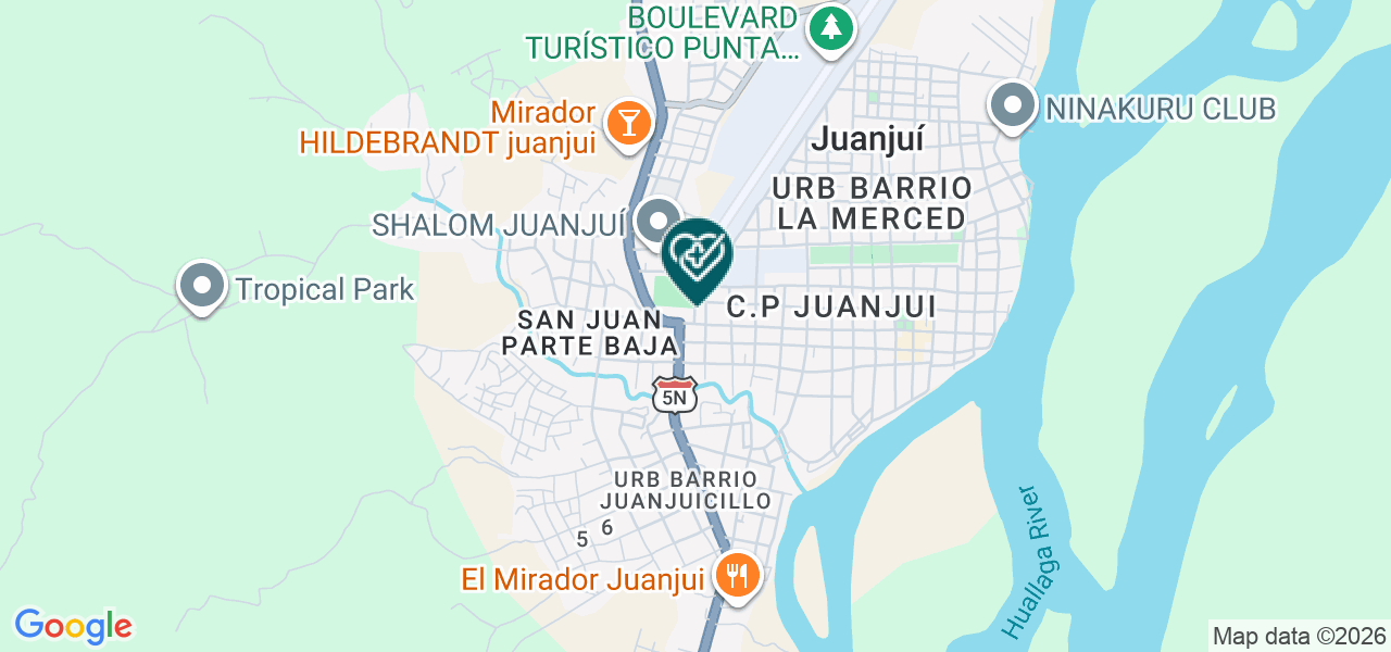 Mapa de Policlinico Loayza