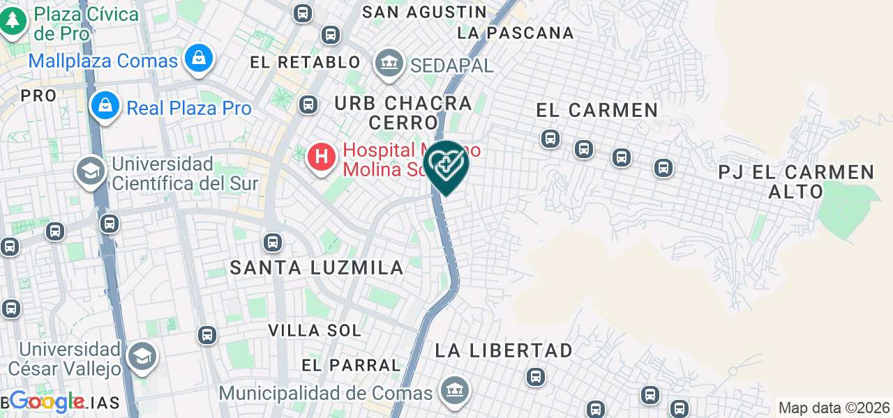 Mapa de Clinica de Estetica Dental Odontomaster Sociedad Comercial de Responsabilidad Limitada
