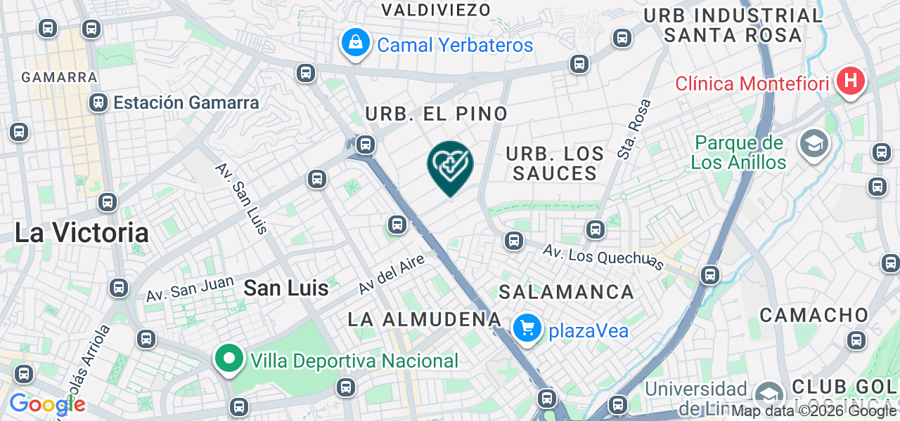 Mapa de Consultorio Psicológico Transzendieren