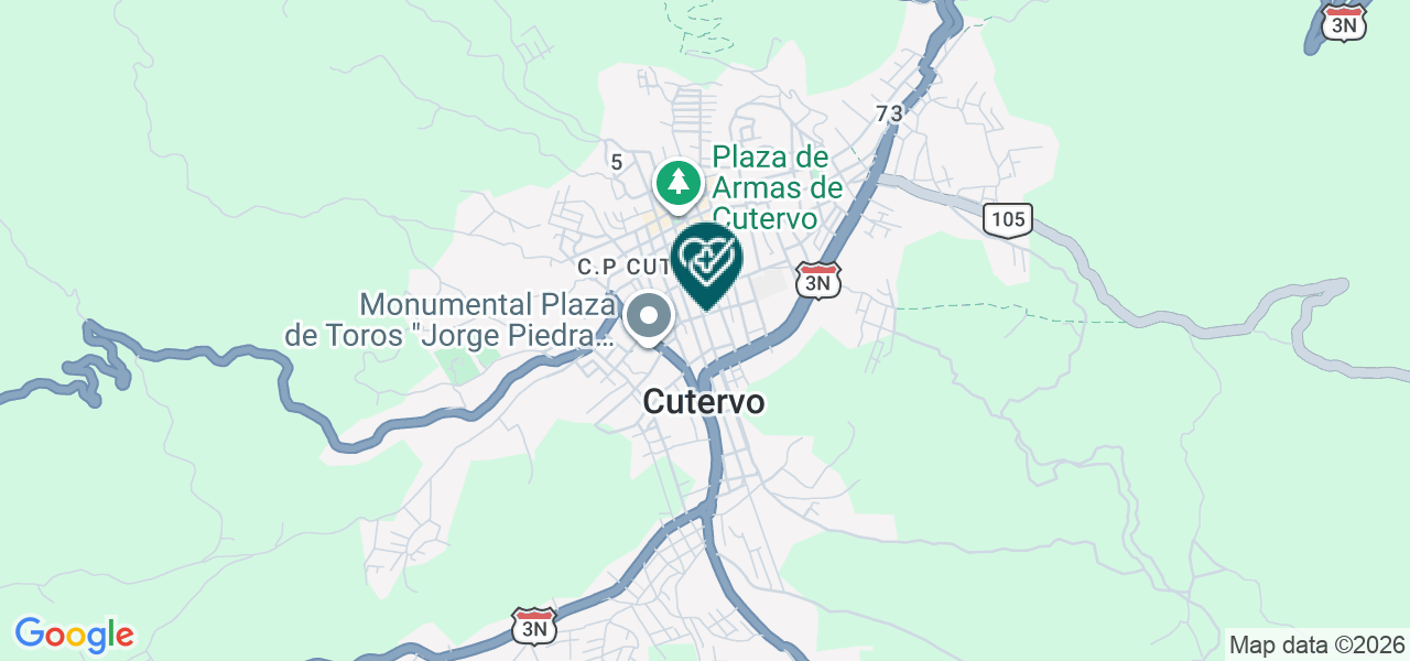 Mapa de Centro Medico Especializado San Francisco