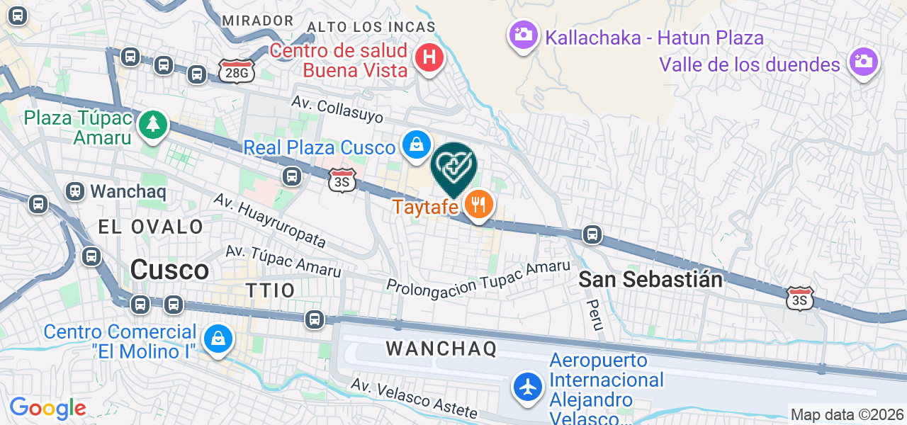 Mapa de Avant Salud