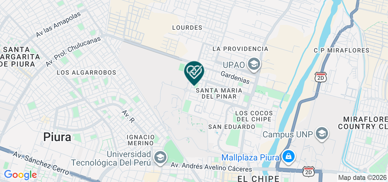 Mapa de Policlinico del Niño
