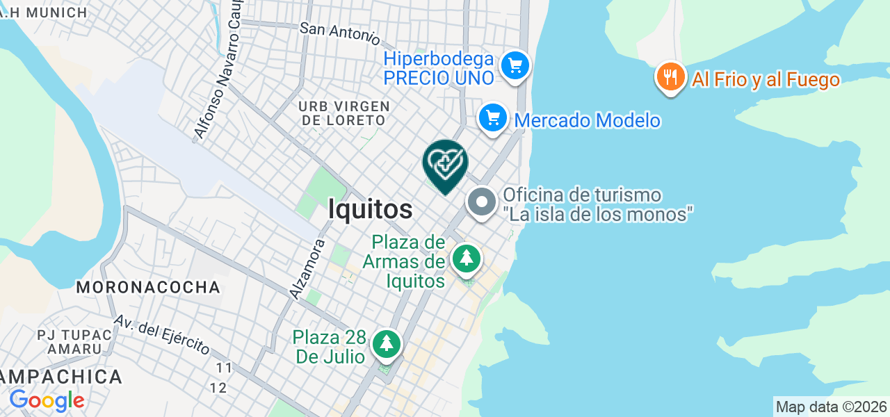 Mapa de Centro Medico Asistencial Unap