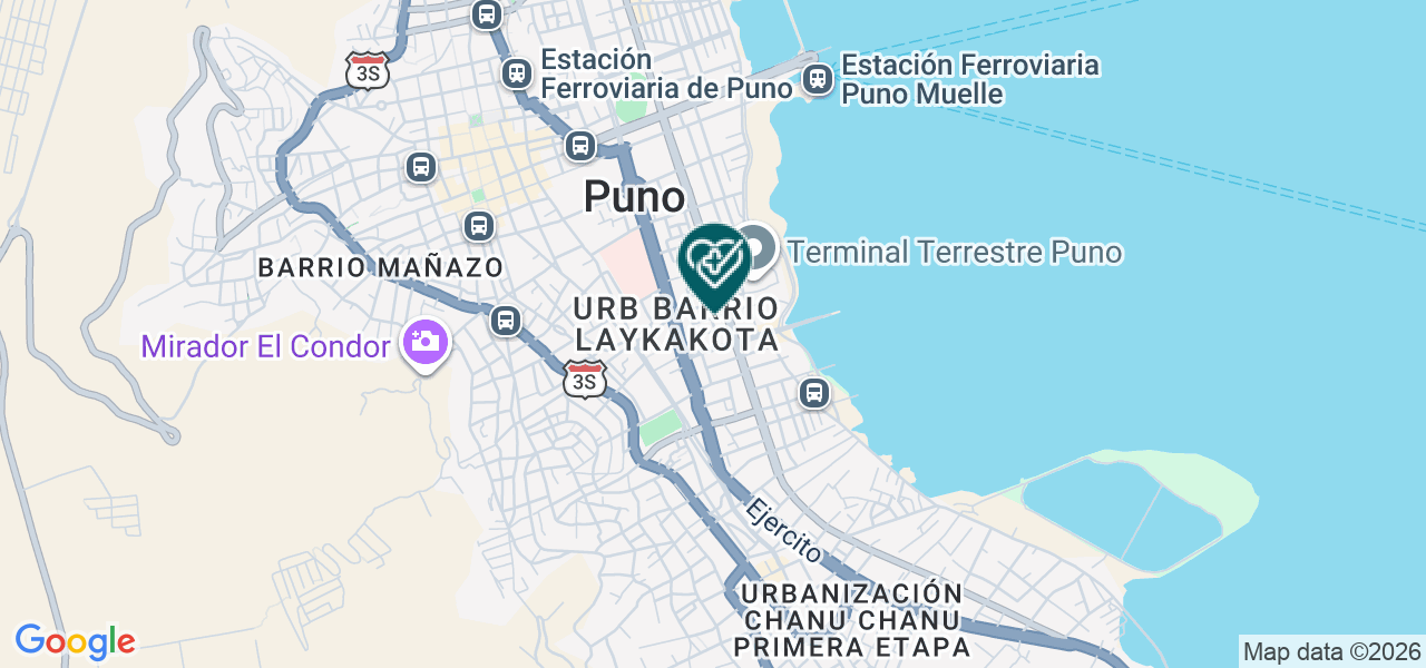 Mapa de Consultorio de Medicina Natural Aztor