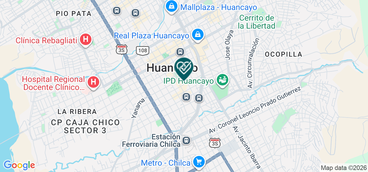 Mapa de Clinica Dental Live