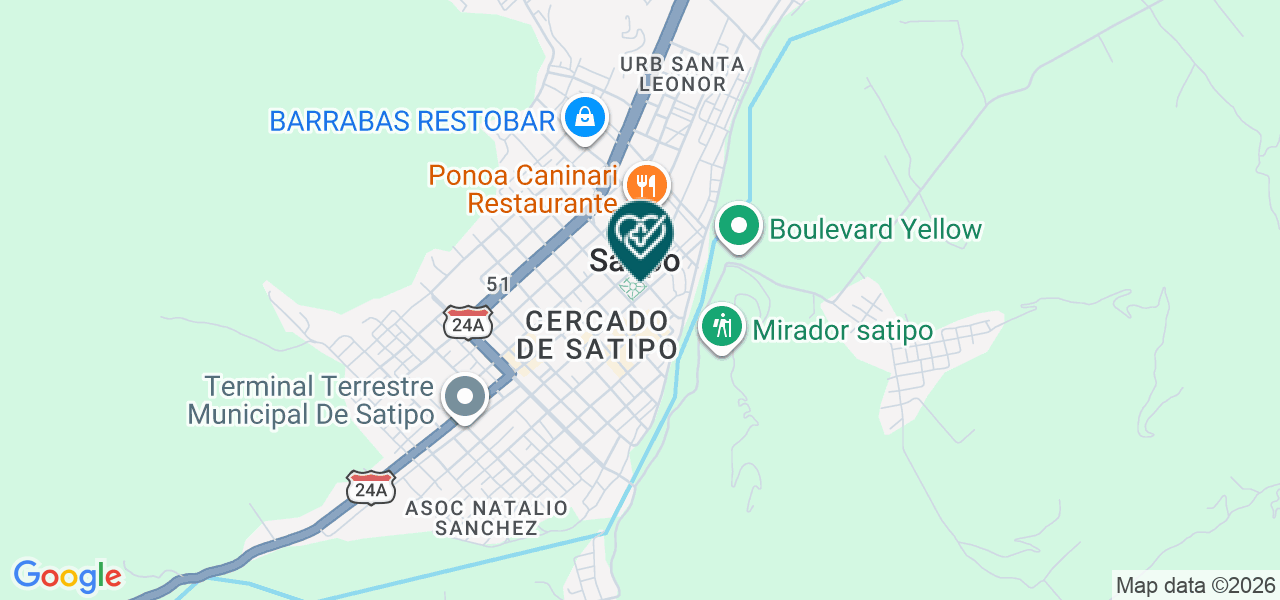 Mapa de Consultorio Especializado en la Mujer