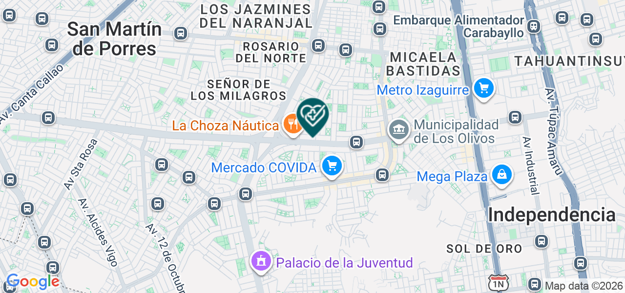 Mapa de Dr. Percy Paredes