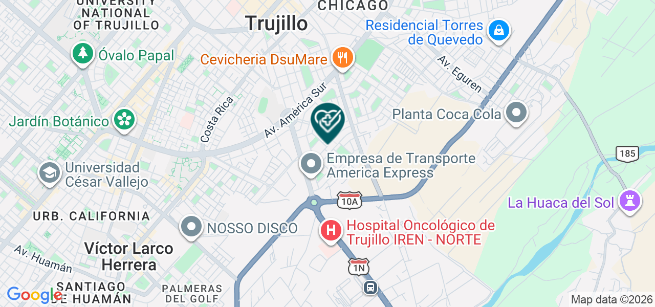 Mapa de Laboratorio Clinico Metropolitano E.I.R.L.