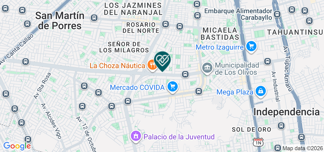 Mapa de Cesmed Lima Norte SAC
