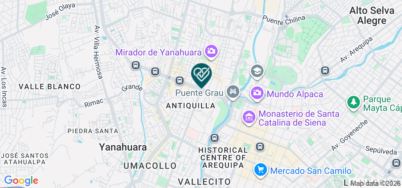 Mapa de Opticas 101 E.I.R.L
