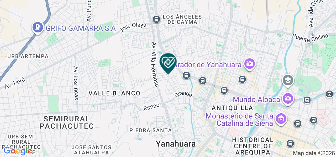 Mapa de Centro Opticos Fernando Oviedo Linares